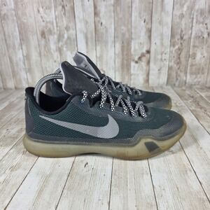 Nike Kobe X‎ 10 Basketball Shoes Athletic Sneakers Performance Gray Size 7Y